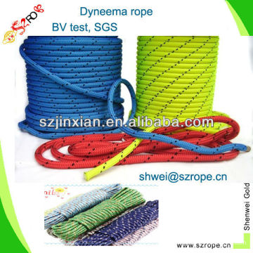 colored 4mm pp rope/ double braided polyester rope